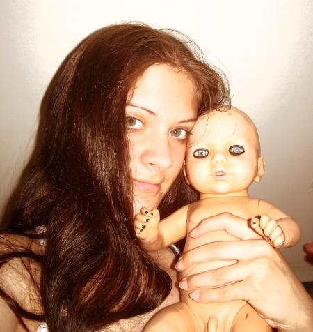  moi et l'une de mes poupées préférées !!!